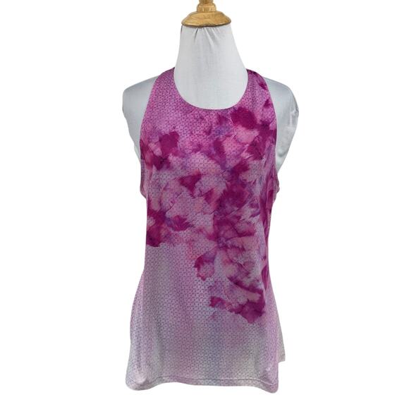 Prana Tank Top Womens XL Extra Large Ombre Boost Print Racerback Performance - Picture 1 of 12